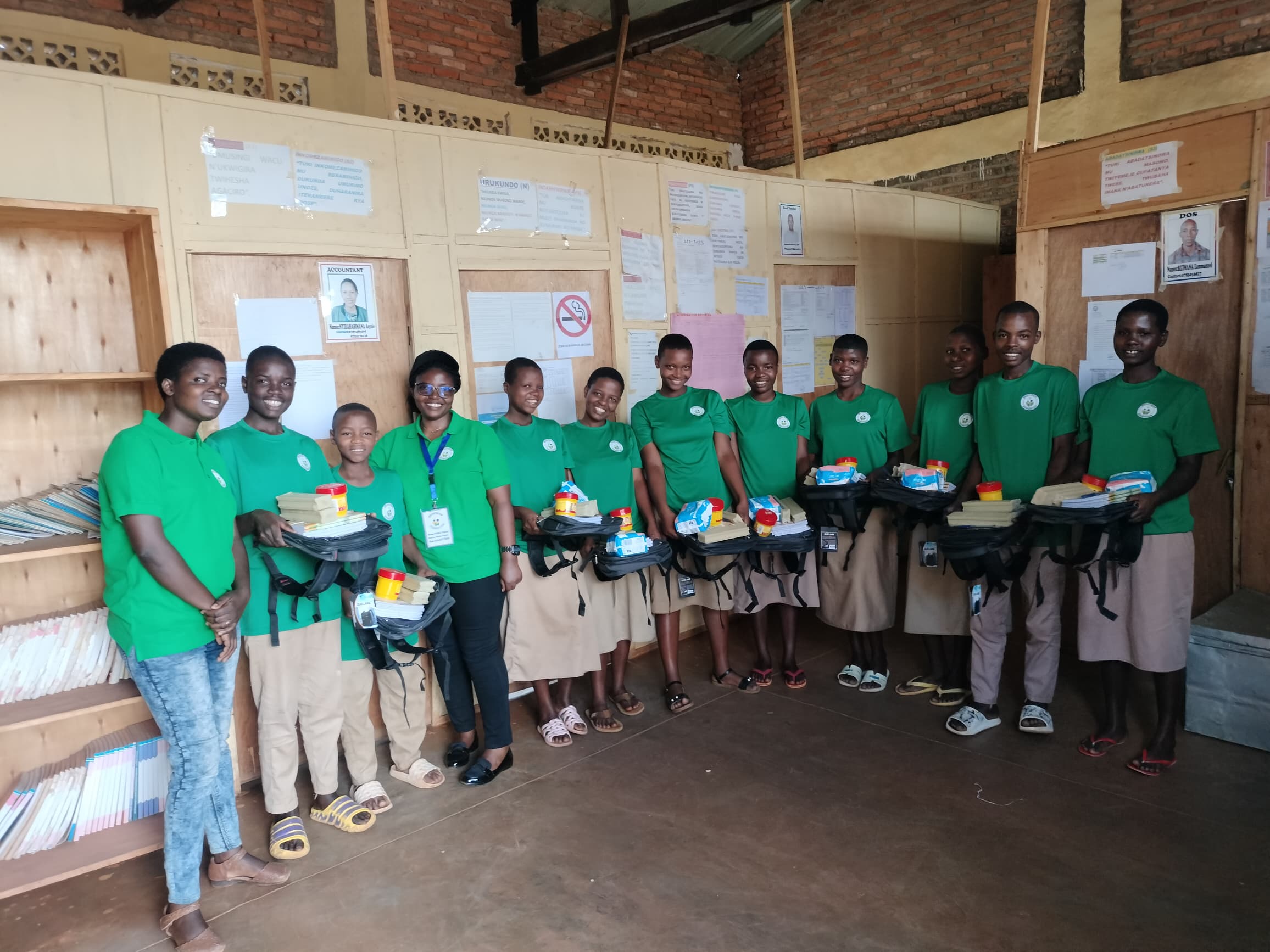 A vibrant classroom of students learning tailoring techniques.